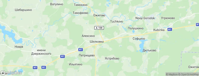 Dorokhovo, Russia Map