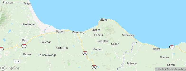 Doropayung, Indonesia Map