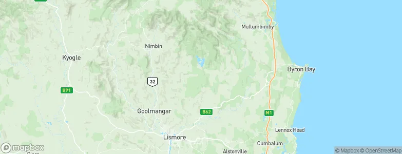 Dorroughby, Australia Map