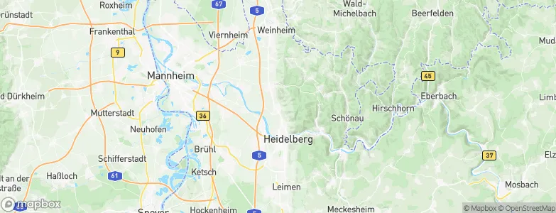 Dossenheim, Germany Map