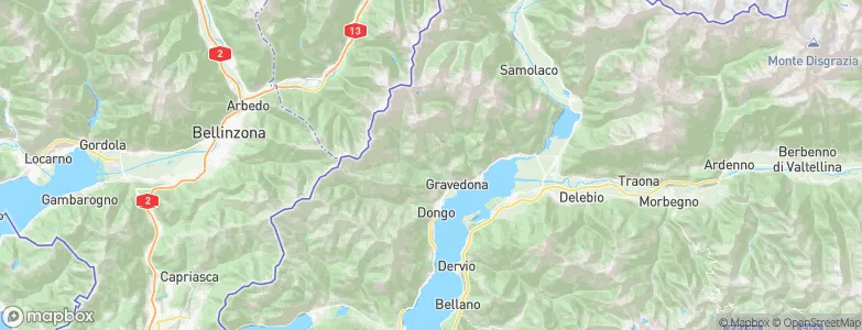 Dosso del Liro, Italy Map