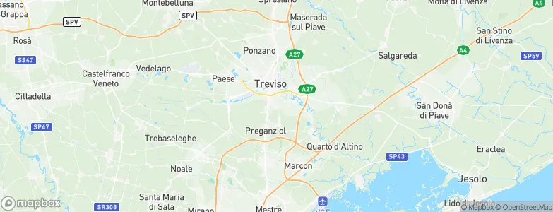Dosson, Italy Map