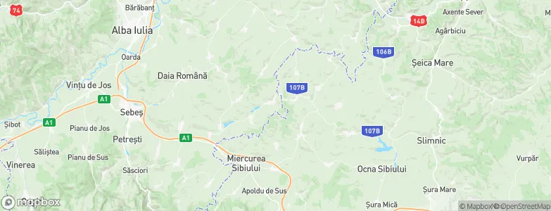 Doştat, Romania Map