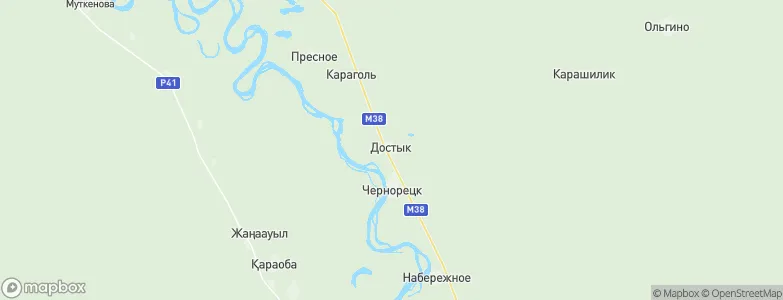 Dostyk, Kazakhstan Map
