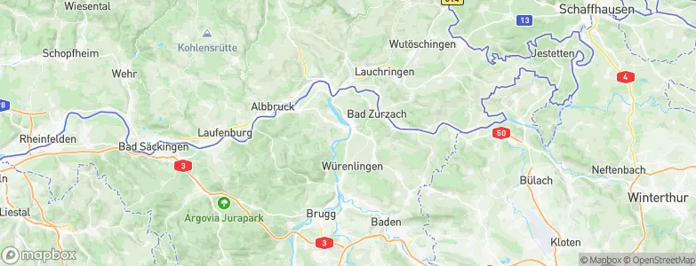 Döttingen, Switzerland Map