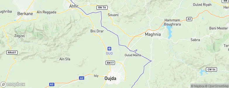 Douba, Morocco Map