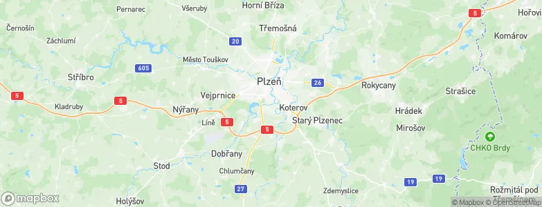 Doudlevce, Czechia Map