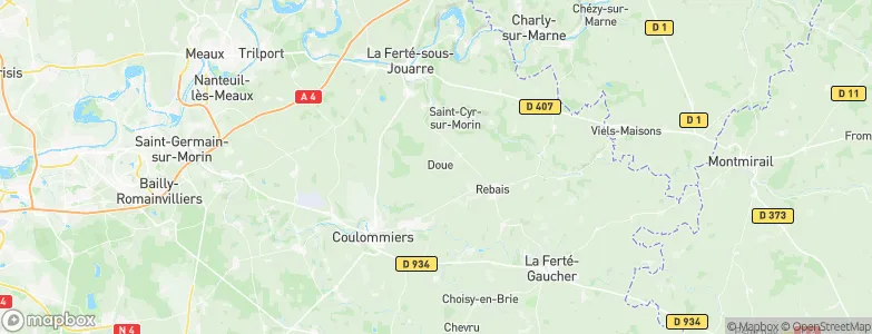 Doue, France Map