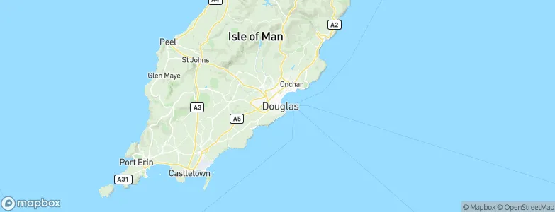Douglas, Isle of Man Map