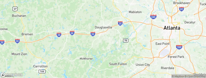 Douglas, United States Map
