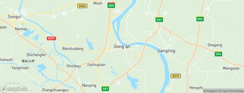 Douhudi, China Map