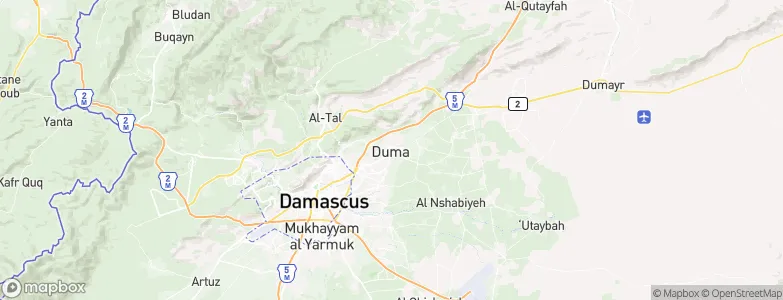 Douma, Syria Map