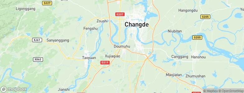 Doumuhu, China Map