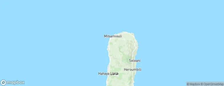 Douniani, Comoros Map