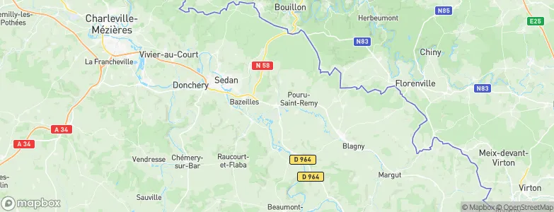 Douzy, France Map