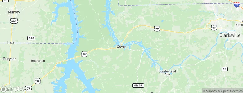 Dover, United States Map