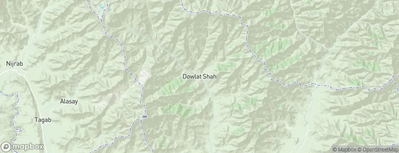 Dowlat Shāh, Afghanistan Map