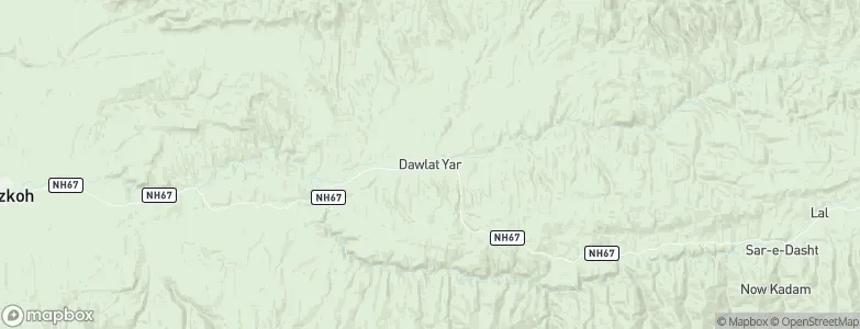 Dowlatyār, Afghanistan Map