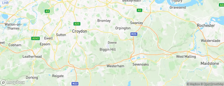Downe, United Kingdom Map
