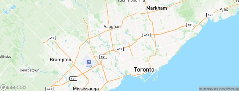 Downsview, Canada Map