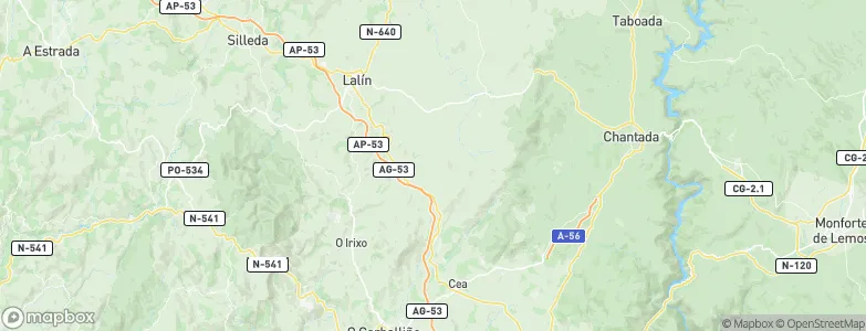 Dozón, Spain Map