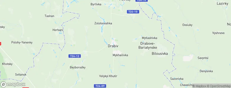 Drabiv, Ukraine Map