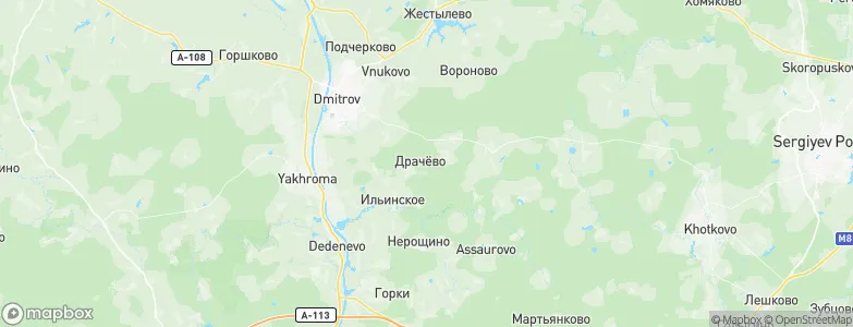 Drachëvo, Russia Map