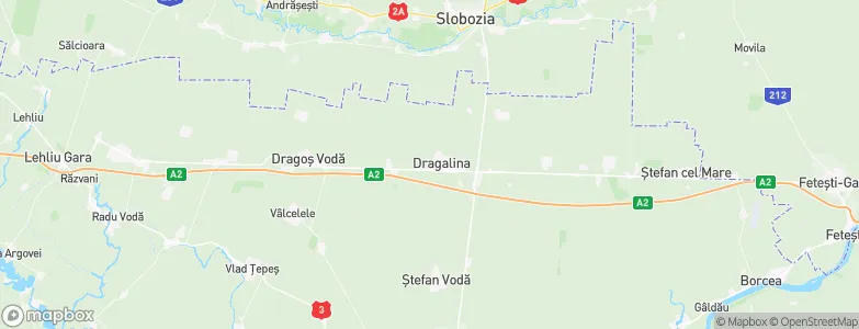 Dragalina, Romania Map