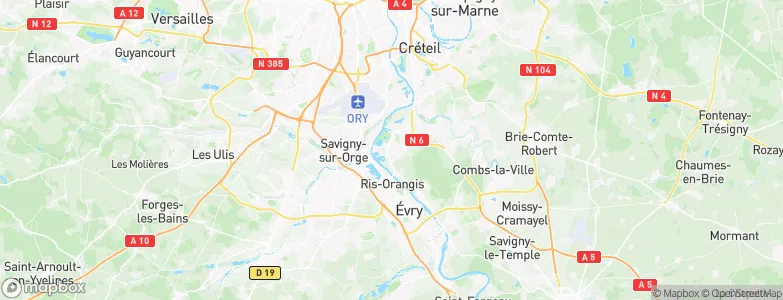 Draveil, France Map