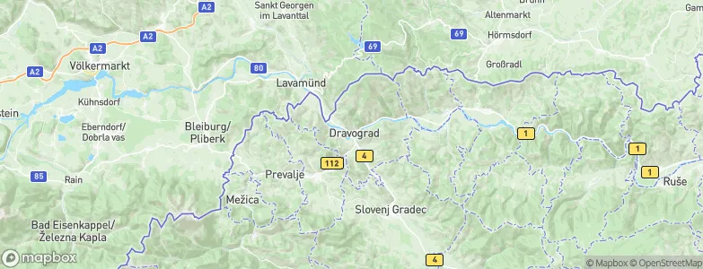 Dravograd, Slovenia Map