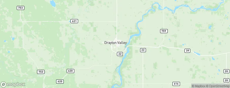 Drayton Valley, Canada Map