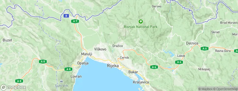 Dražice, Croatia Map