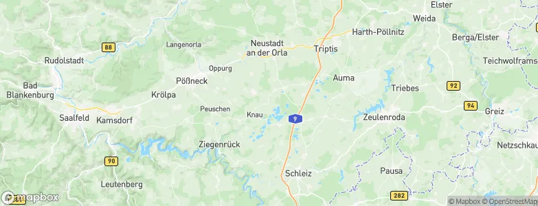 Dreba, Germany Map