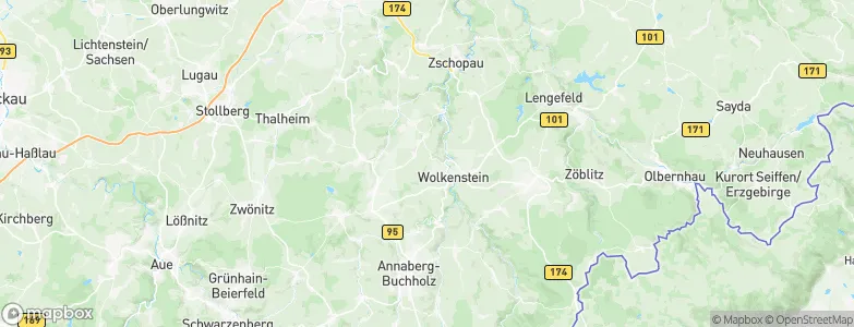 Drebach, Germany Map