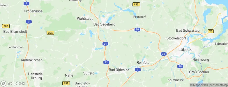 Dreggers, Germany Map