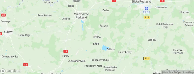 Drelów, Poland Map
