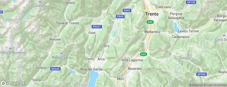 Drena, Italy Map