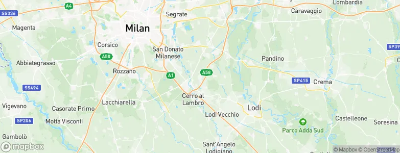 Dresano, Italy Map