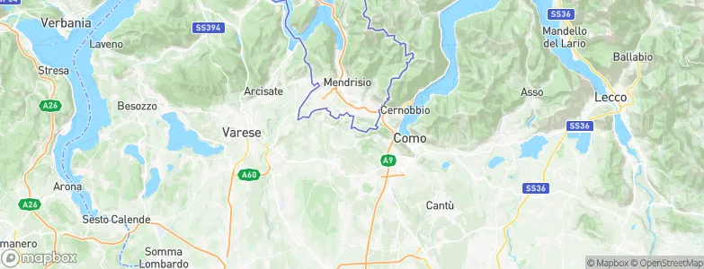 Drezzo, Italy Map