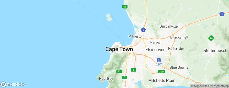 Drieankerbaai, South Africa Map