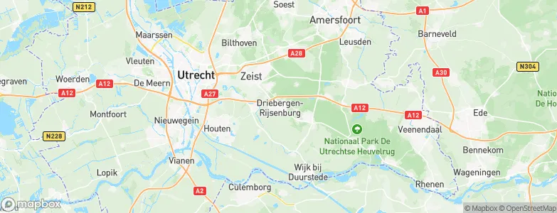 Driebergen-Rijsenburg, Netherlands Map