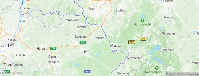 Driesch, Belgium Map