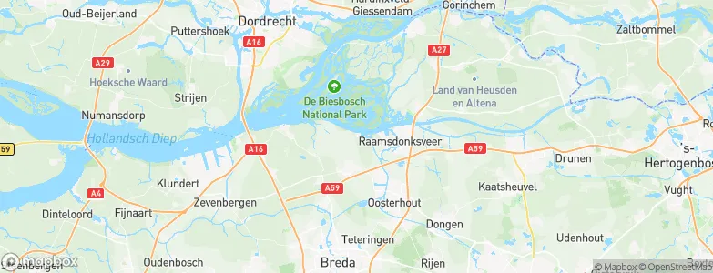 Drimmelen, Netherlands Map