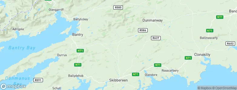 Drimoleague, Ireland Map