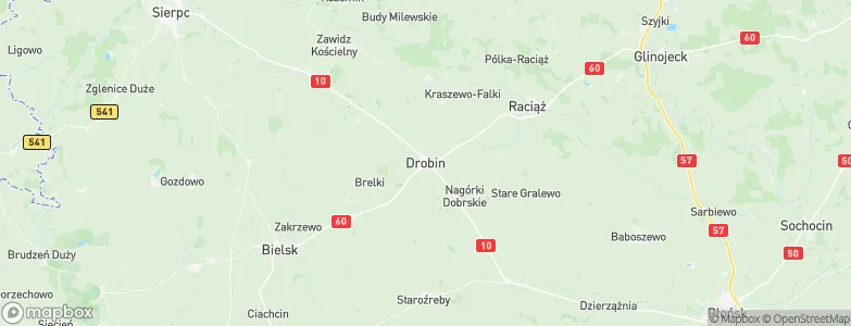 Drobin, Poland Map