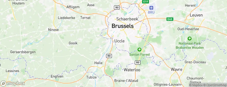 Drogenbos, Belgium Map