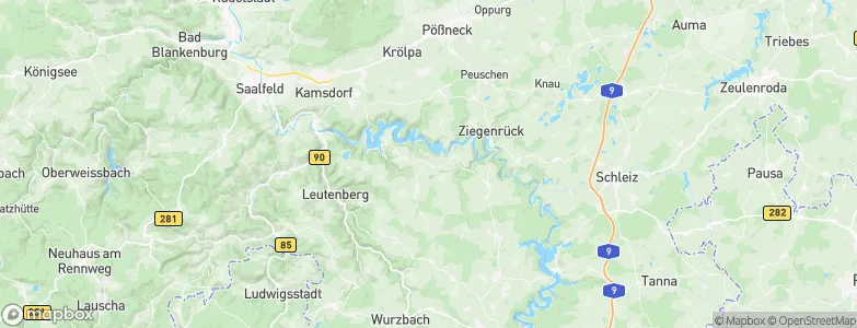 Drognitz, Germany Map