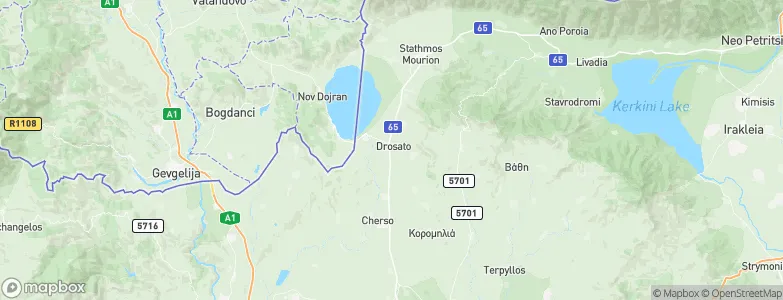 Drosaton, Greece Map