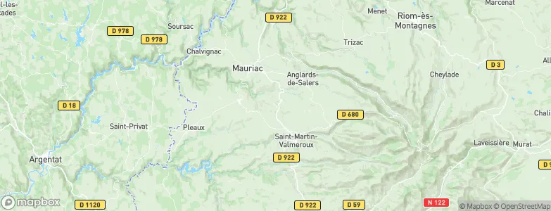 Drugeac, France Map