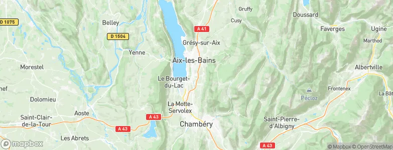 Drumettaz, France Map